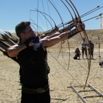 Strongbow archers brave searing heat filming on location in South Africa