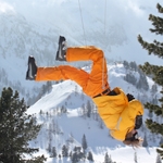 Henry de Czar films accident-prone skier on location in Austria for AXA