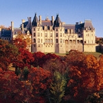 Filming on location at the Biltmore Estate in North Carolina