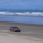 BBC’s Top Gear filming supersonic car on New Zealand’s 90 Mile Beach