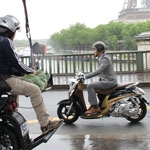 Jumbo A films scooter adventure on location in Paris for Thai Yamaha Motor 