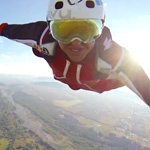 Filmmaker Devin Graham shoots Mid-West base-jumping stunts for Ford