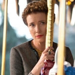 Emma Thompson filming war drama Alone in Berlin on location in Germany