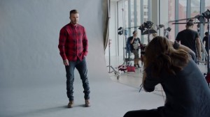 Sonny London films H&M commercial in New York with David Beckham and Kevin Hart